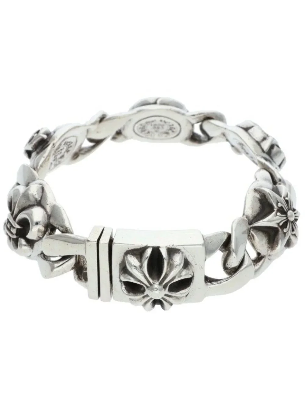Chrome Hearts Multi Link Silver Bracelet